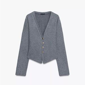 Zara Grey Knit Sweater